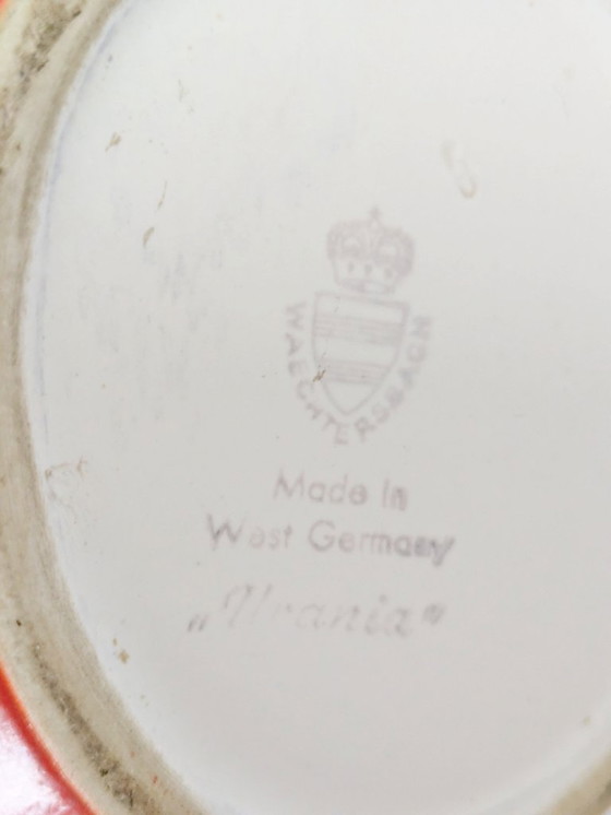 Image 1 of Large Wächtersbach Pottery Jug Vase, Urania Model, 1950s West German Design