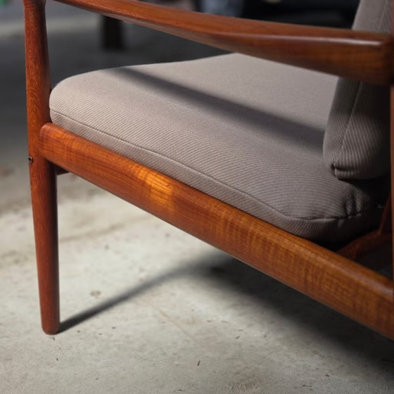 Svend Aage Eriksen Glostrup GM-5, vintage Danish sofa 60s – 3-5 seaters, Wood (photo 8 of 21)