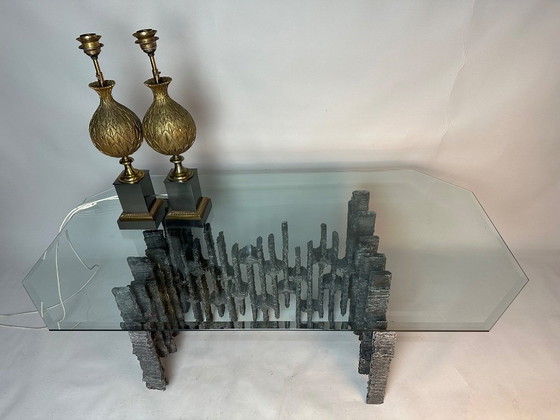 Image 1 of Brutalistische salontafel 1970's