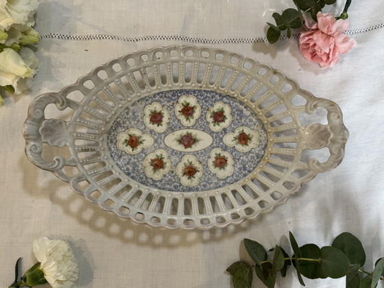 Image 1 of Vintage porcelain basket