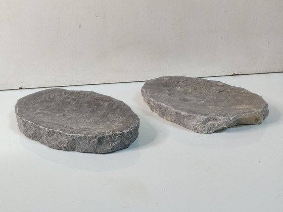 Image 1 of 2 LARGE MARBLE Soap Dishes (handmade)