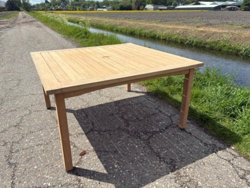 Royal Botania Premium zware teakhouten tuintafel 140x140cm