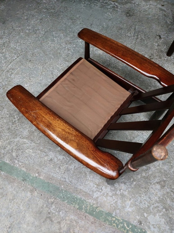 2 poltrone vintage in legno – Textile (photo 17 of 24)
