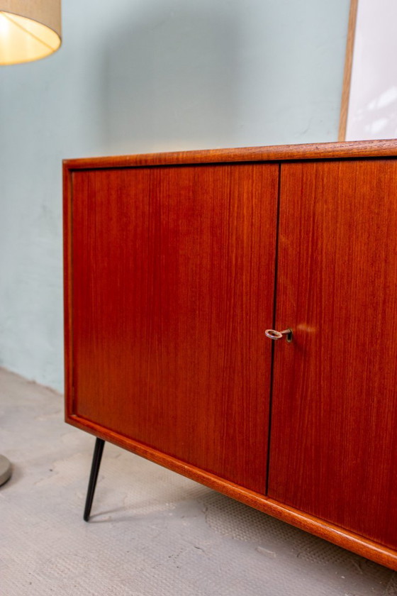 Image 1 of Vintage teak chest of drawers sideboard cabinet mid century 60s