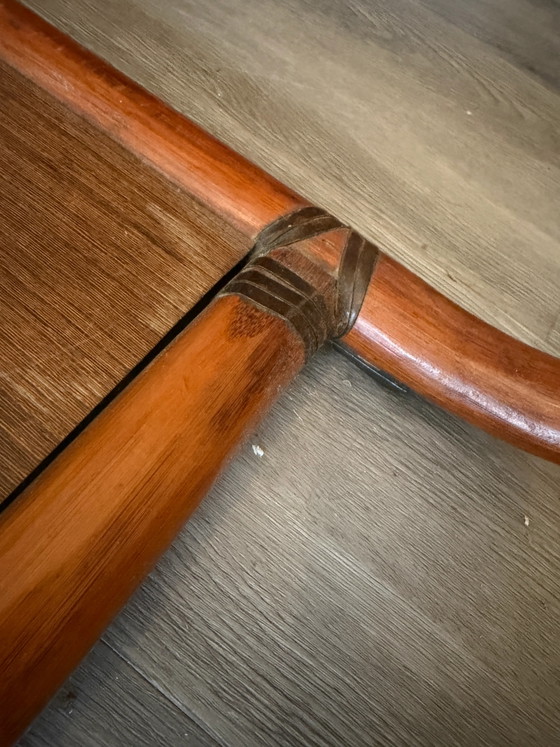 Ronde rotan salontafel Rohé – Bamboo, Rattan, Mid Century Modern (photo 7 of 8)
