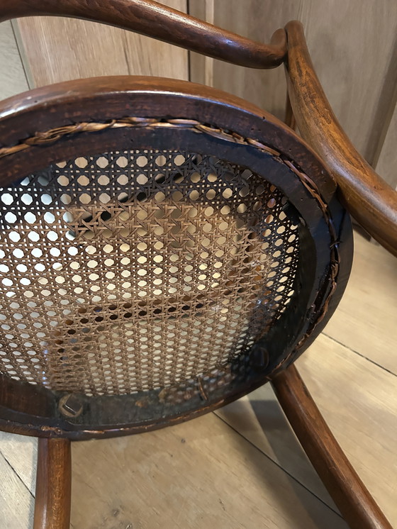 Image 1 of Antieke kinderstoel in legno curvato – Jacob & Josef Kohn Wien ca.1900 – Thonet stijl 