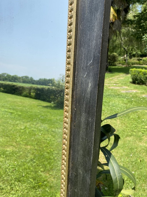 Image 1 of Houten trumeau spiegel in Lodewijk XVI stijl - 19e eeuw