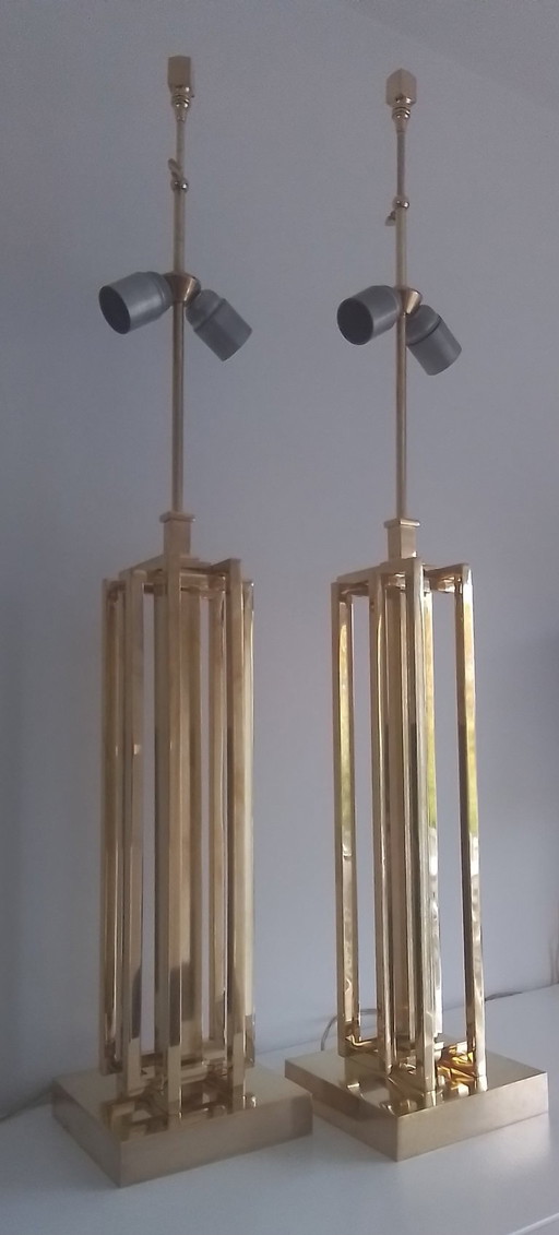 Lámparas de mesa estilo Hollywood Regency