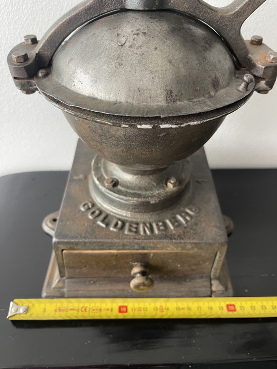 Vintage Goldenberg koffiemolen voor op het aanrecht – Decoratieve objecten, Metal (photo 6 of 14)