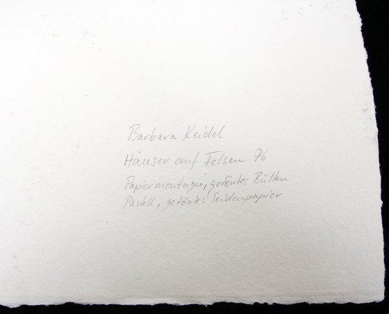 Image 1 of Keidel, Barbara - Case sulle rocce - 1996 - tecnica mista - esemplare unico firmato