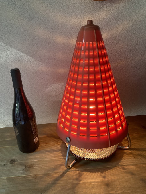 Ostra Elektronik vintage space age raket Lamp (jaren 60)