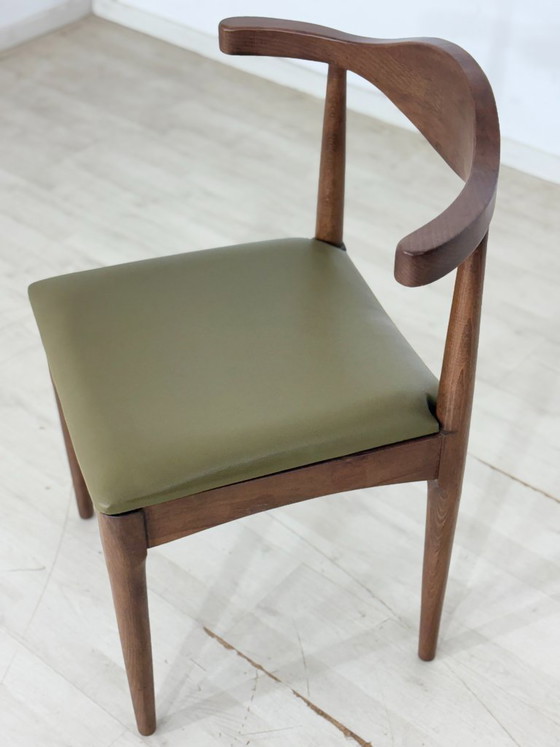 Very nice retro chair / retro vintage living room chair / dining room chair / Danish style chair (photo 5 of 8)