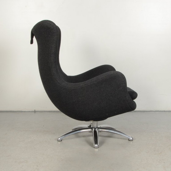 2x Fauteuil Bröderna Anderssons, Antraciet – Metal, Wool (photo 3 of 7)