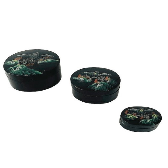 Image 1 of Set di lakdoosjes cinesi d'epoca