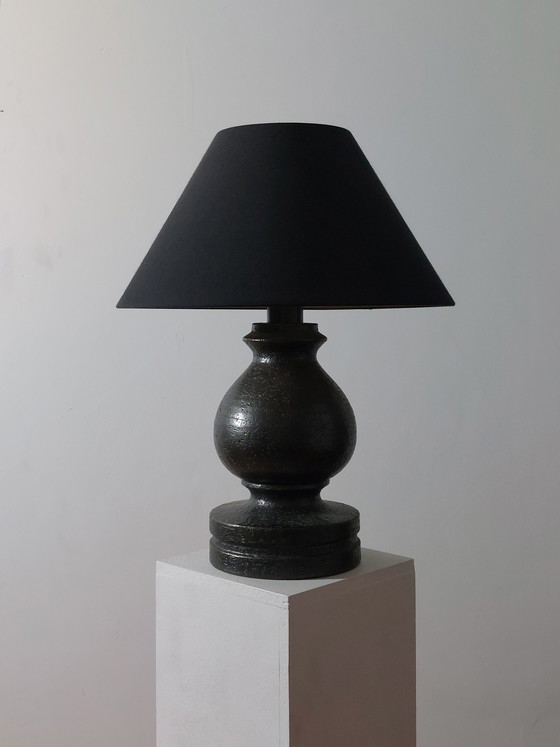 Image 1 of Vintage keramische tafellamp uit het midden van de eeuw Uno Östen Kristiansson Luxury Zweden