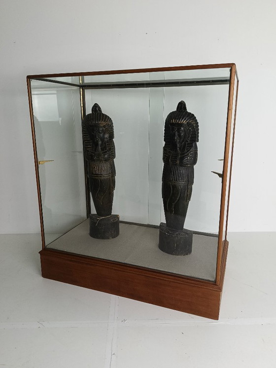 Image 1 of Vitrine de musée ancienne