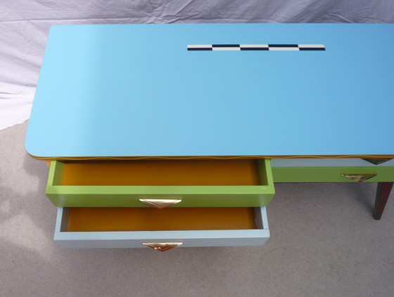 Image 1 of Commode basse  4 tiroirs