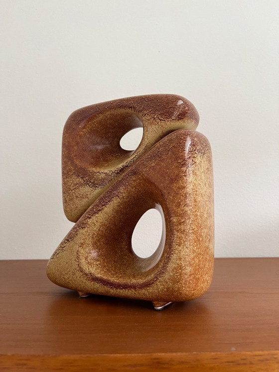 Image 1 of 2 (set) Roberto Rigon vases Bertoncello Ceramiche d'arte