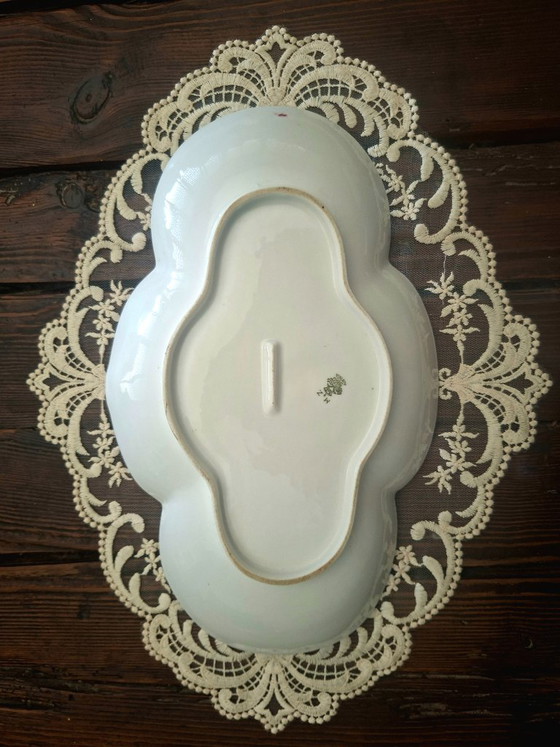 Image 1 of Alter Rabanera-Porzellanbrunnen M.Z. Österreich – „Cabaret“-Stil (ca. 1891–1909 viktorianisch/Belle Époque) – 24-Karat-Goldrände