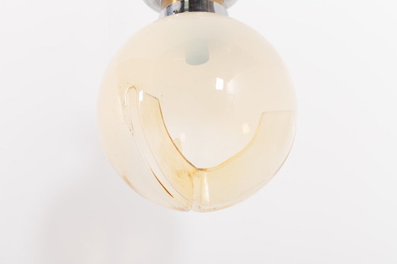 Image 1 of Lampada a sospensione moderna italiana in vetro di Murano, anni '70