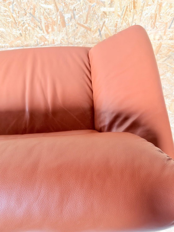 Image 1 of Agnelli Sofa 2 ,5 zits leren Italiaanse bank