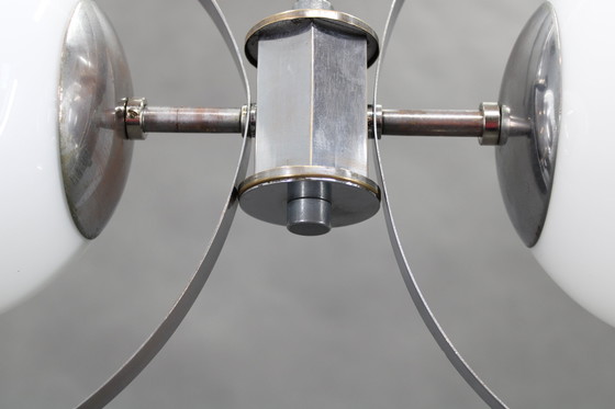 Image 1 of Bauhaus kroonluchter uit 1940, Tsjecho-Slowakije