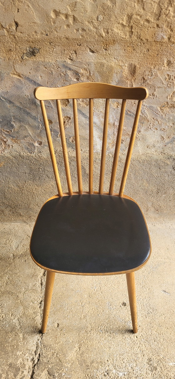Image 1 of Paire de Chaises Menuet par Baumann, 1960's