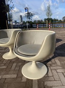 2x Eero Aarnio Cognac Chairs original and untouched w patina