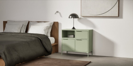 Image 1 of Tylko Sideboard in Grün mit drei Schubladen