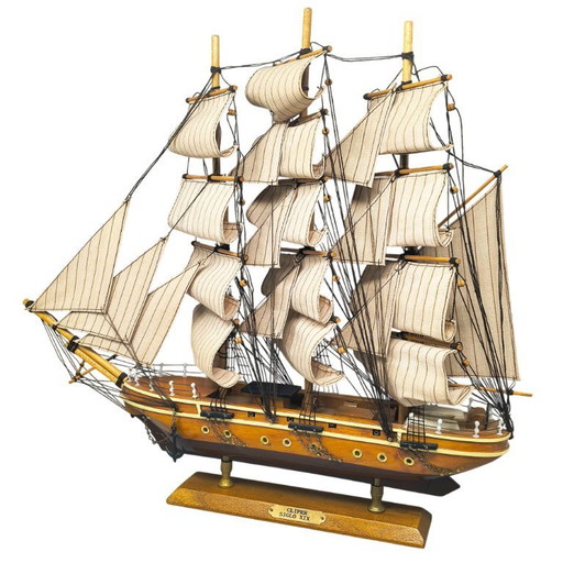 Verbluffend modelschip van de Clipper Siglo XIX uit de jaren 70. Handgemaakt. Gemaakt in Engeland.
