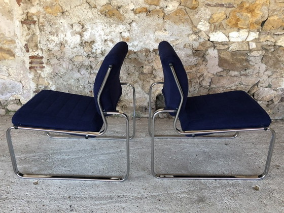 Image 1 of Mid-Century Lounge Chairs, Circa 1970's, Set of 2
