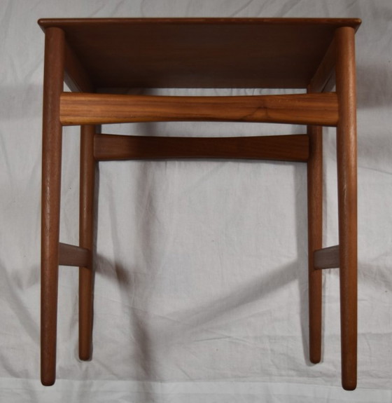 Tavolini a incastro in teak Mid Century Hans Wegener per A. Tuck, Legno, Marrone (foto 8 di 20)