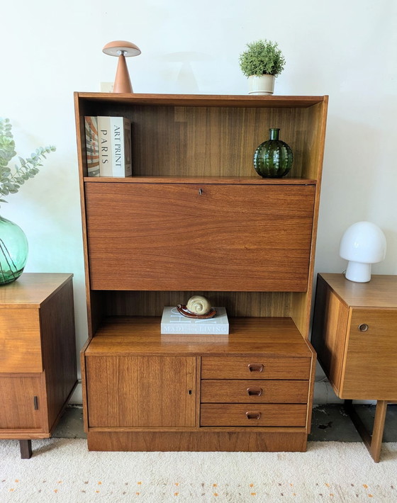 Image 1 of Vintage midcentury wandkast, wandmeubel 