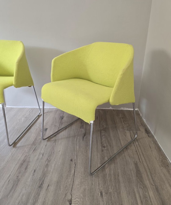 Ensemble de salle à manger design haut de gamme 6 pièces de B&B Italia (4 Papilio + 2 fauteuils Lazy) (photo 4 of 6)