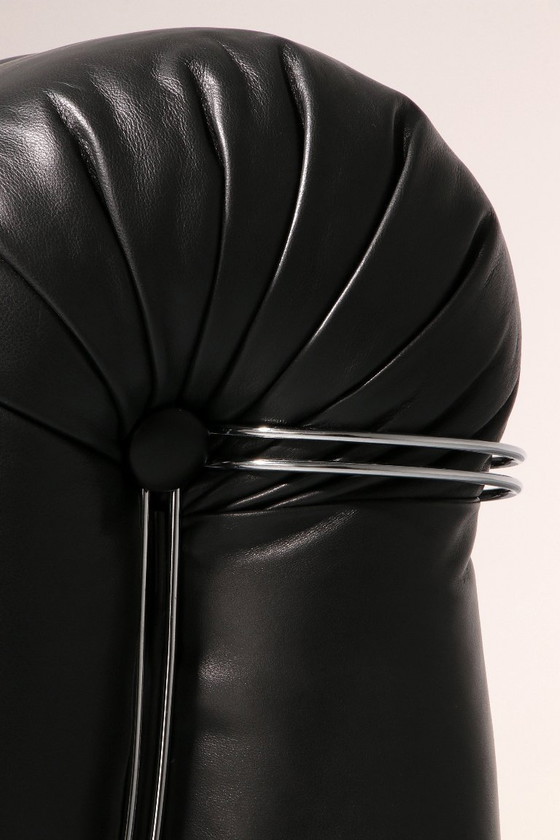 Image 1 of Mimo Padova Black Leader Modulaire Lounge chairs "Velasquez" - 1970