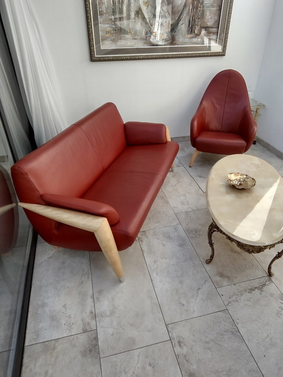 Image 1 of Sitting Vision The Future Sofa + Armchair red