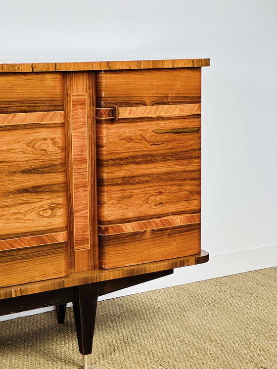 Image 1 of Buffet art déco en noyer 1940
