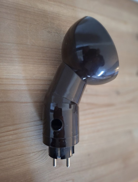 Vintage Deense bruine stekkerlamp Van Bendt Hansen – DL-Lampen, Spotjes, Kunststof, Metaal (photo 16 of 18)