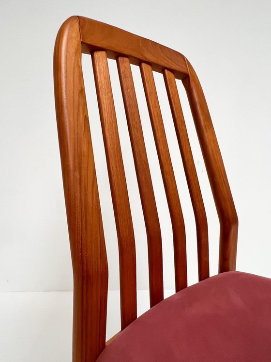 Image 1 of Set di 6 sedie danesi in legno di Dyrlund, anni '60
