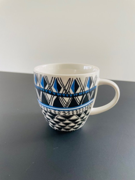 Image 1 of Set di 4 tazze di design finlandese con grafica