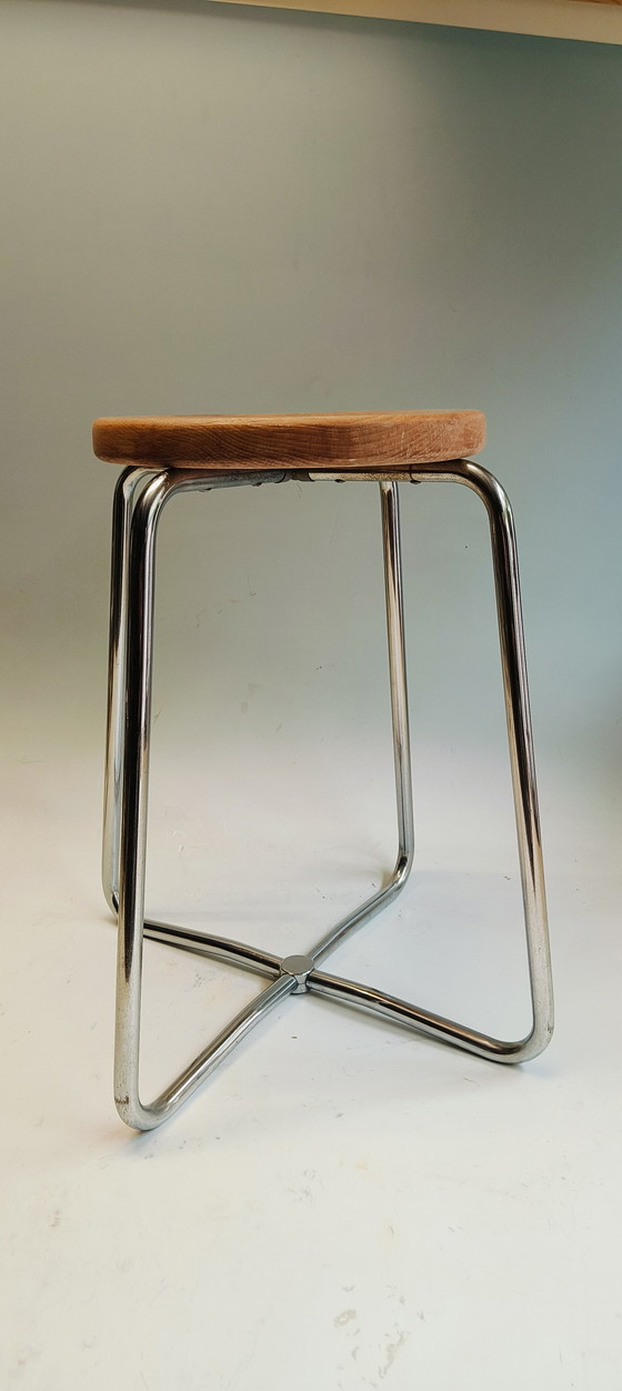 Image 1 of Cadre tubulaire chromé W.H. Gispen Bauhaus des années 1930, très rare