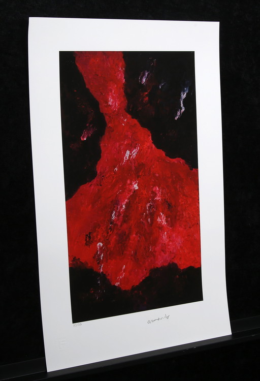 Armando - Red robe - Giclée - Hand signed