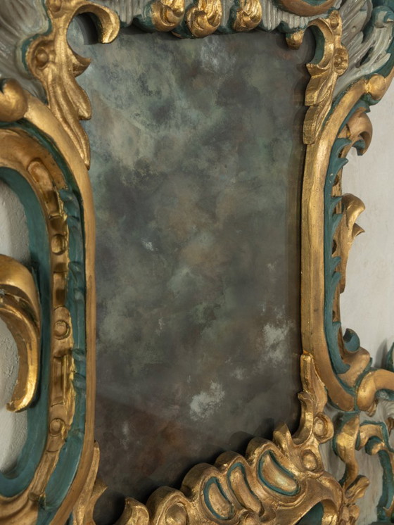 Image 1 of Espejo barroco, artesanía, años 60