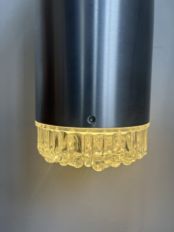 Image 1 of Brushed metal pendant lamp – Staff Leuchten, Germany