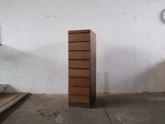 2x Set Cassettiere Design Industriale Loft, Legno, Marrone (foto 2 di 7)