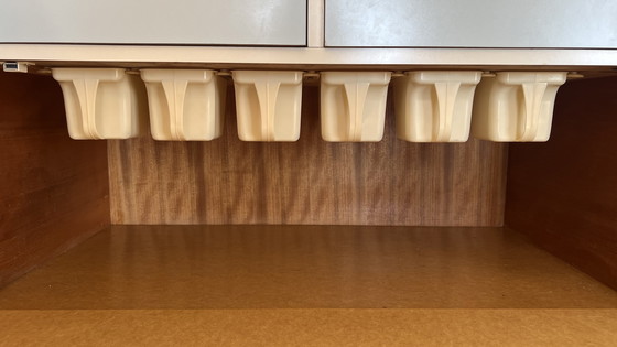 Image 1 of Vintage Original Tielsa Duitse Keukenkast Pastel | Kast