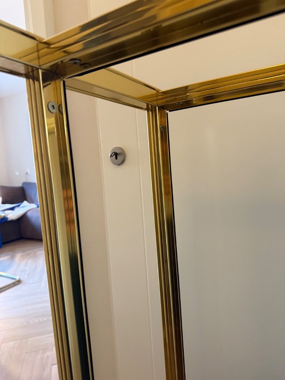 Image 1 of Vintage glass messsing coffee table 