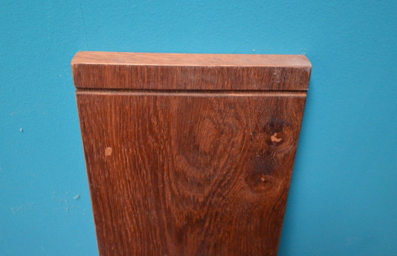 Image 1 of String shelf in oak with white string bracket