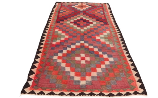 Kelim Semi-Antique Caucus Kilim - Vintage Armenian Art – vloerkleden en tapijten, Cotton (photo 2 of 5)