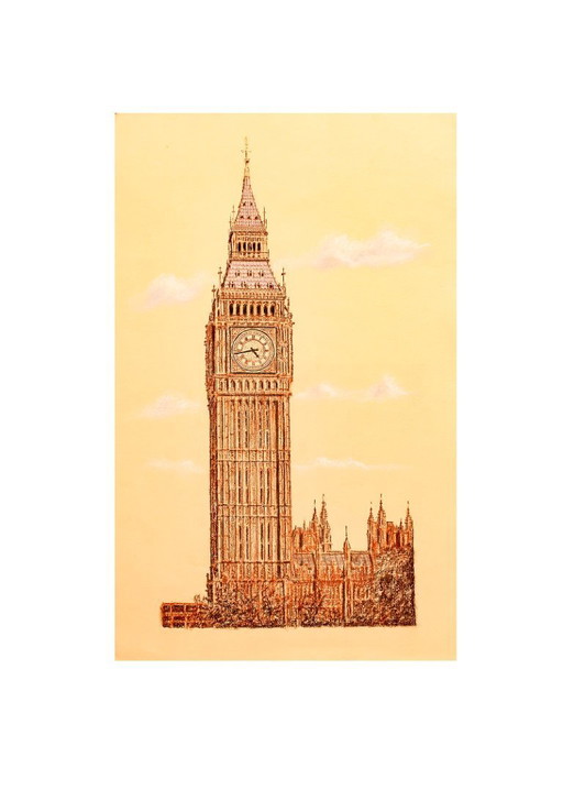 Big Ben drawing. London drawing. Big Ben. London drawing. Tower of London. London drawing.